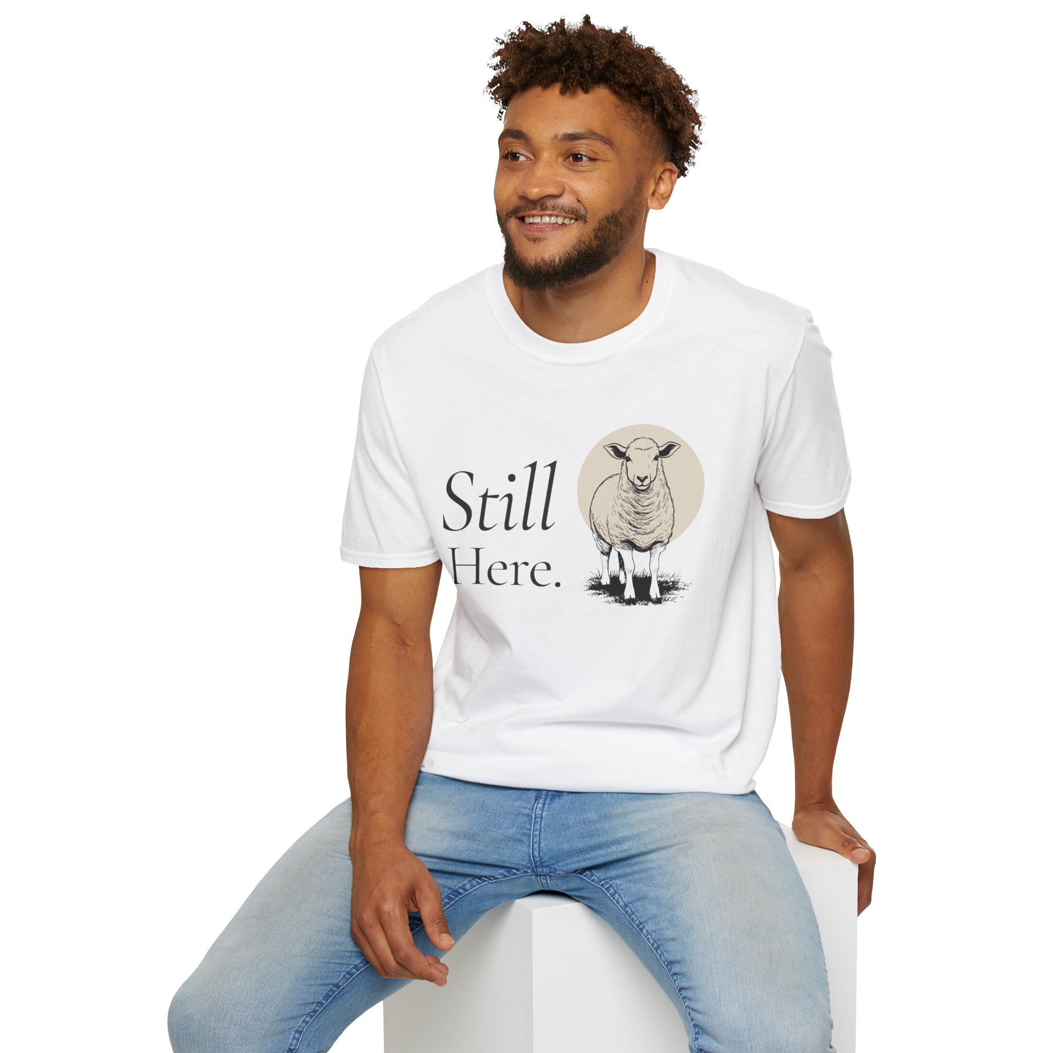 Still Here Sheep T-Shirt - Image 6